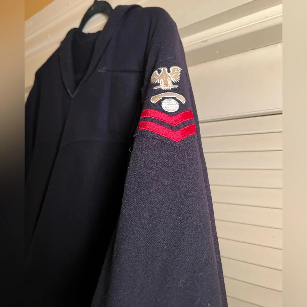 Vintage US Navy USN Naval Sailor Crackerjack Uniform Jumper size medium Nautical